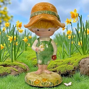 Vintage Beswick England Joan Walsh Anglund Little Boy with Apple 2272 Figurine